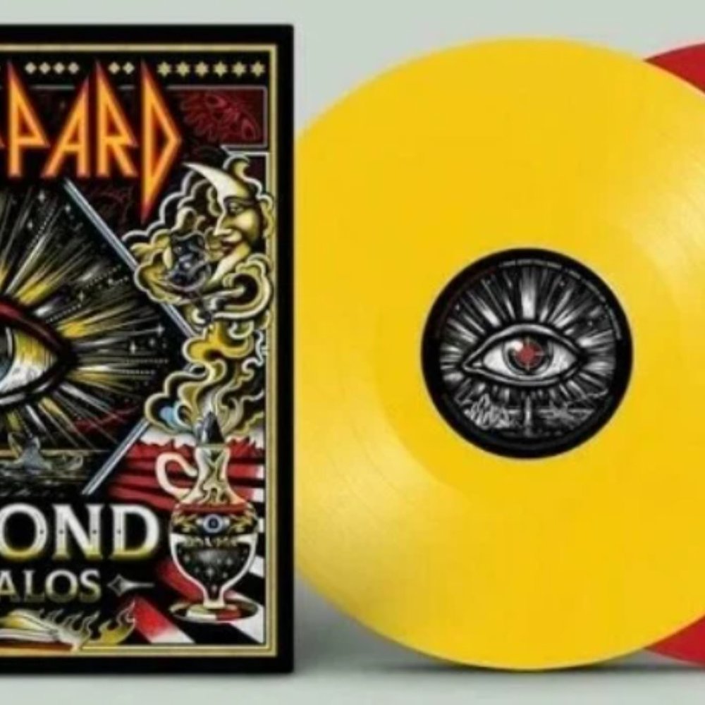 Def Leppard Diamond Star Halos 2-LP ~ Exclusive Colored Vinyl + Litho ~ Sealed!